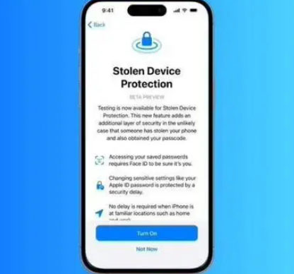东澳镇苹果授权维修店分享被盗设备保护功能开启方法 