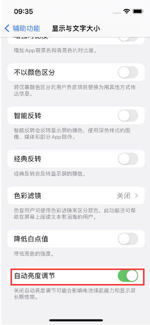 东澳镇苹果15维修店分享iPhone 15 Pro系列屏幕亮度 