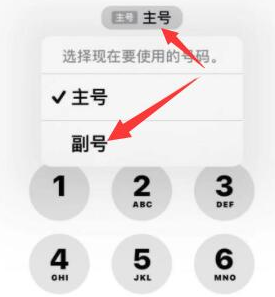 东澳镇苹果14维修店分享iPhone 14 Pro Max使用副卡打电话的方法 